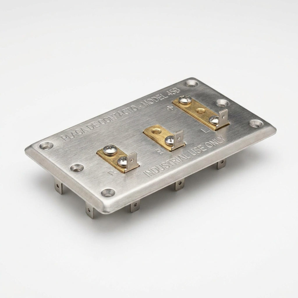 BIND PLACA CONTACTO DOBLE VOLTECK ALUMINIO TIPO FS