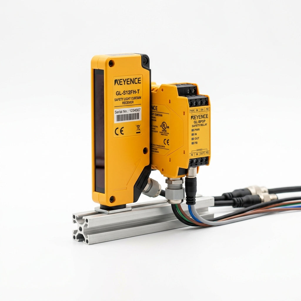 KEYENCE GL-S12FH-T + GL-SP5P Cortina de seguridad