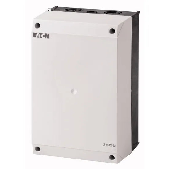 CI-K4-125-M Caja aislada con placa de montaje 240Hx160Wx125D Montaje panel IP65