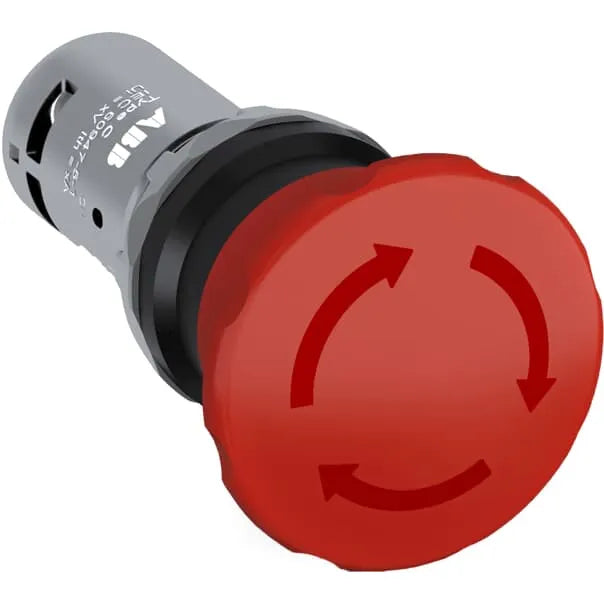 CE4T-10R-11 PARO DE EMERGENCIA HONGO 40MM 1NONC GIRAR DESENCLAVAR