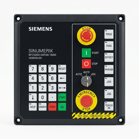 SIEMENS 6FC5203-0AF04-1BA0 PANEL DE FRONTAL DE OPERADOR