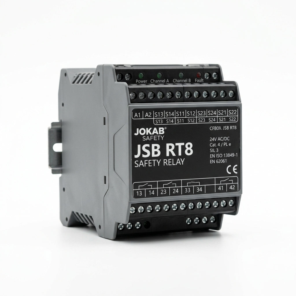Jokak safety JSB RT8 relevador de seguridad