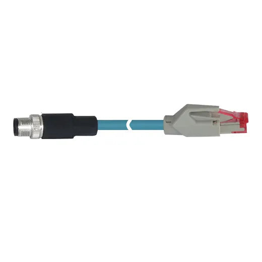 CIR-2-VG Cable de comunicación M12 macho 8 pines recto / RJ45 2mt