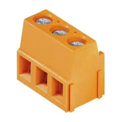 LM 5.08/03/90 3.5SN OR BX Borne para circuito impreso 3P Paso 5.08mm 90° Naranja