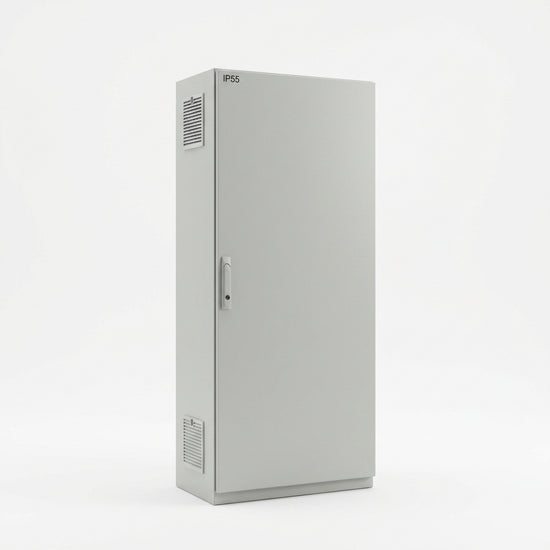 Armario monoblock chapa de acero 1800Hx800Wx500Dmm 1Puerta IP55 RAL7035