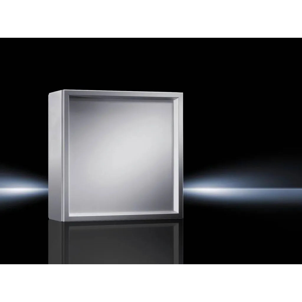 CP Cajas de mando con asas laterales de chapa de acero 600Hx600Wx249Dmm RAL7035