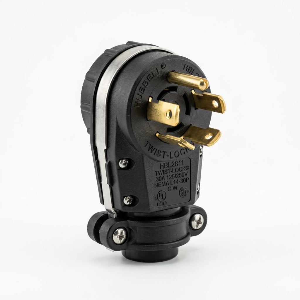 Hubbell HBL2811 enchufe de bloqueo