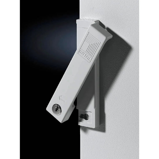 DK Empuñadura giratoria de 150mm para puerta de chapa de acero 1pz