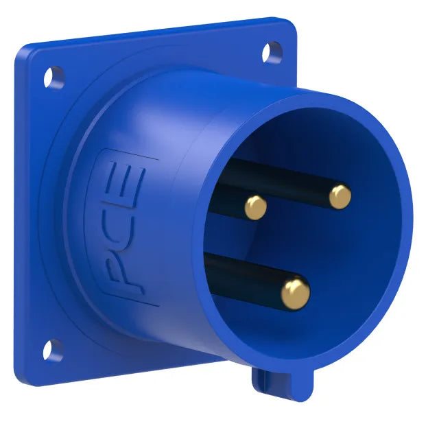 2114 Clavija empotrar 2P+T 6H 32A 230V IP44 Azul
