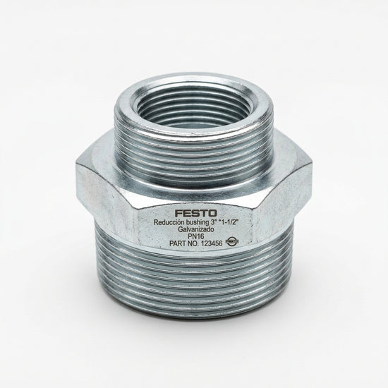 FESTO Reducción bushing 3" * 1-1/2", Galvanizado