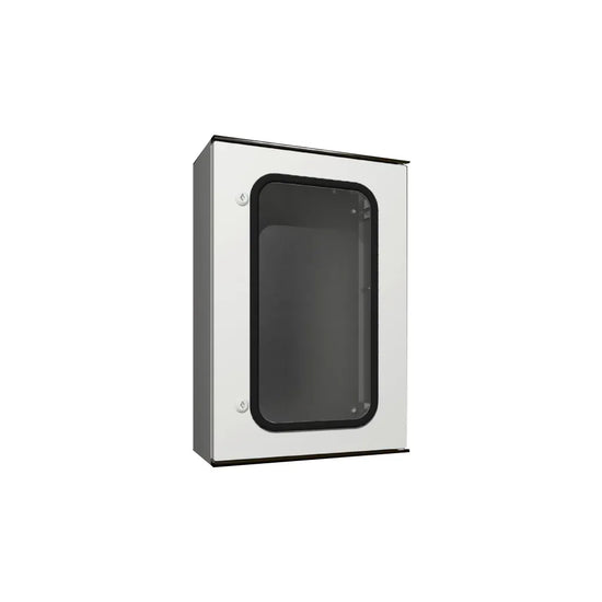 KS Gabinete mural de poliester 1P 600Hx400Wx200Dmm RAL7035 IP66 NEMA 4X
