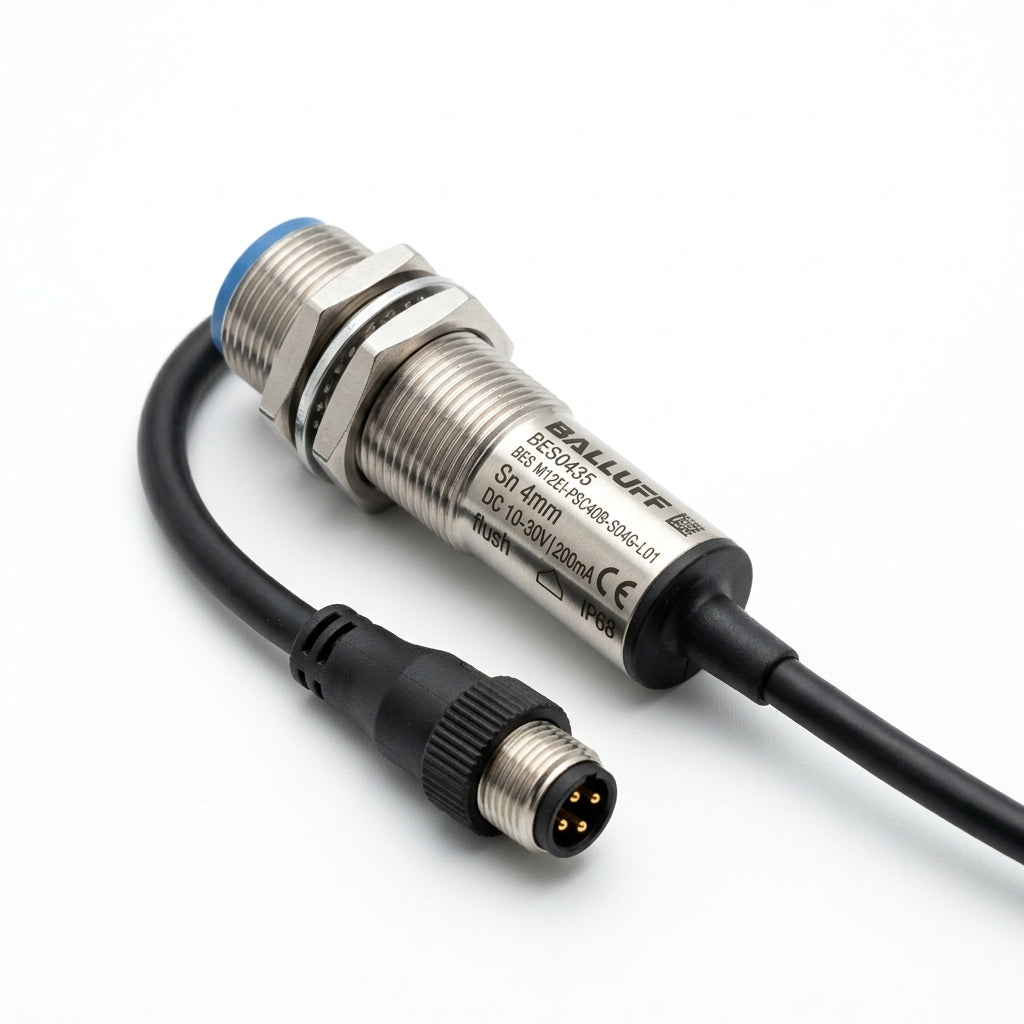 BALLUFF BES0435 BES M12EI-PSC40B-S04G-L01 Sensor inductivo