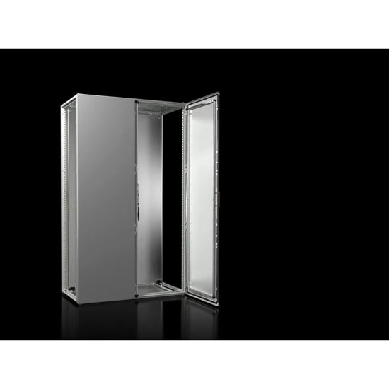 VX25 Armario de chapa de acero 2000Hx1200Wx600Dmm 2 Puertas IP55 NEMA 12 RAL7035