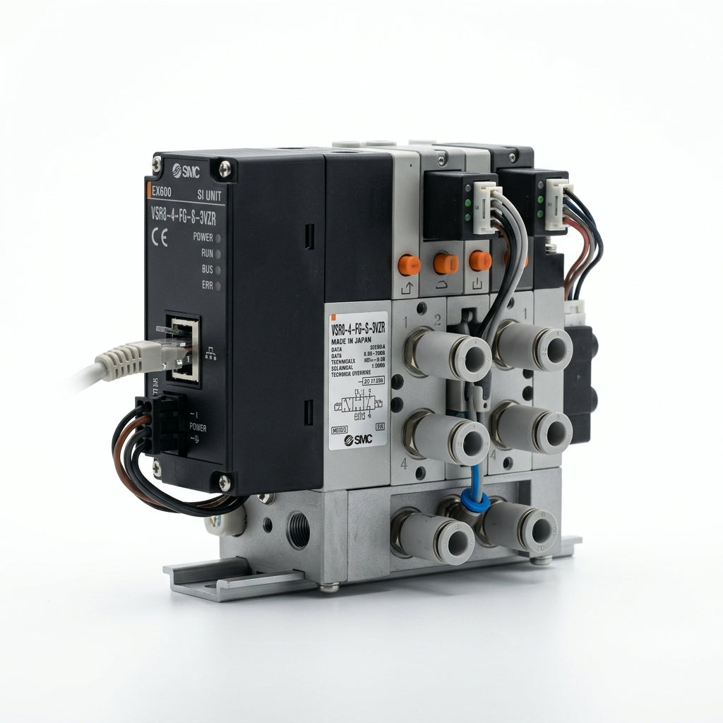 SMC VSR8-4-FG-S-3VZR VALVULA SOLENOIDE