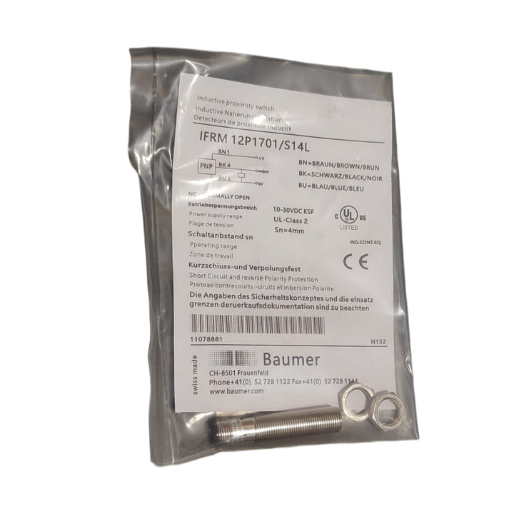 Baumer IFRM 12P1701/S14L sensor inductivo