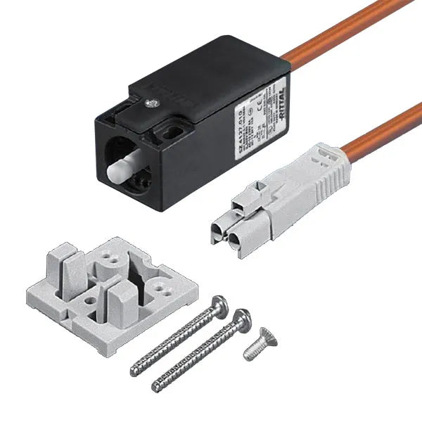 SZ Interruptor de puerta con cable 1000mm naranja 6A 24VCD, 240VCA