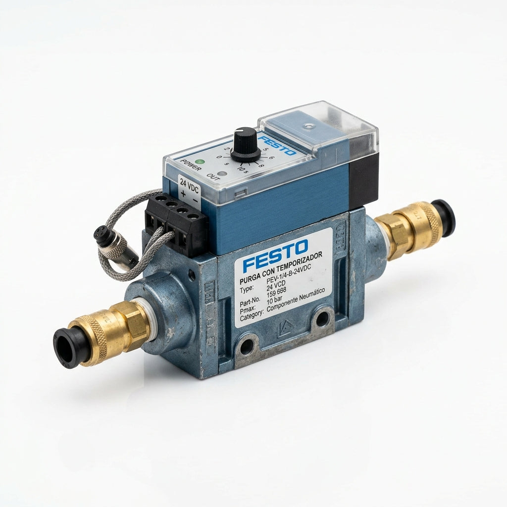 FESTO PURGA CON TEMPORIZADOR 24 VCD, 1/2