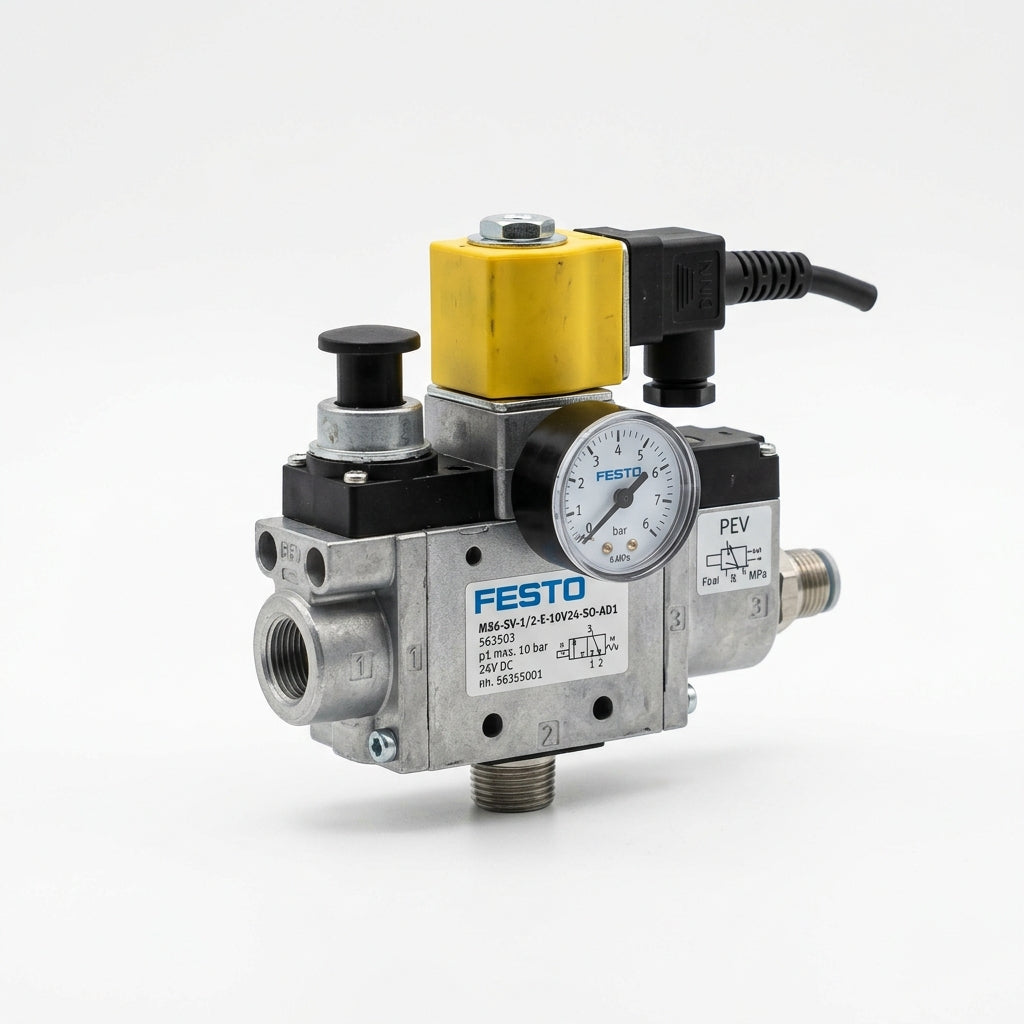 FESTO MS6-SV-1/2-E-10V24-SO-AD1