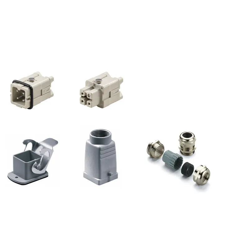 HDC-KIT-HA 03.300 M KIT RockStar Salida superior 3P+PE 16A 400V Grupo1 M20