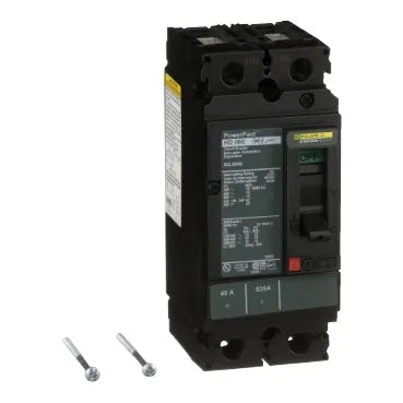 PowerPacT H Interruptor Termomagnetico de 2 polos 40A 25kA 600V IP40