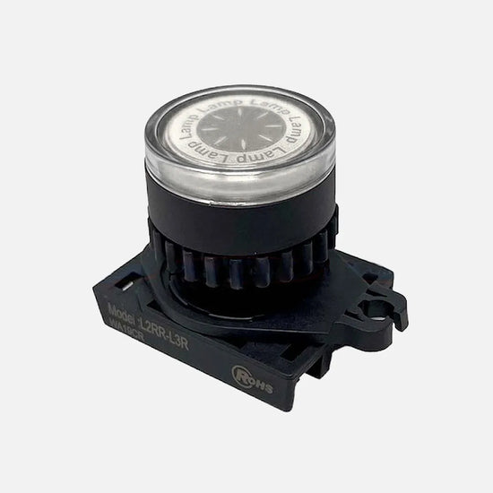 L2RR-L3W Cabezal de luz piloto tipo saliente redondo plano 22mm blanco **