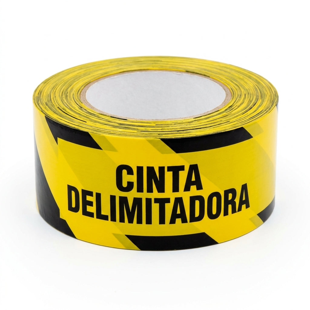 BIND 434095  CINTA P/DELIMITAR AMAR-NEGRO 2'' X 33 MTS. TUK