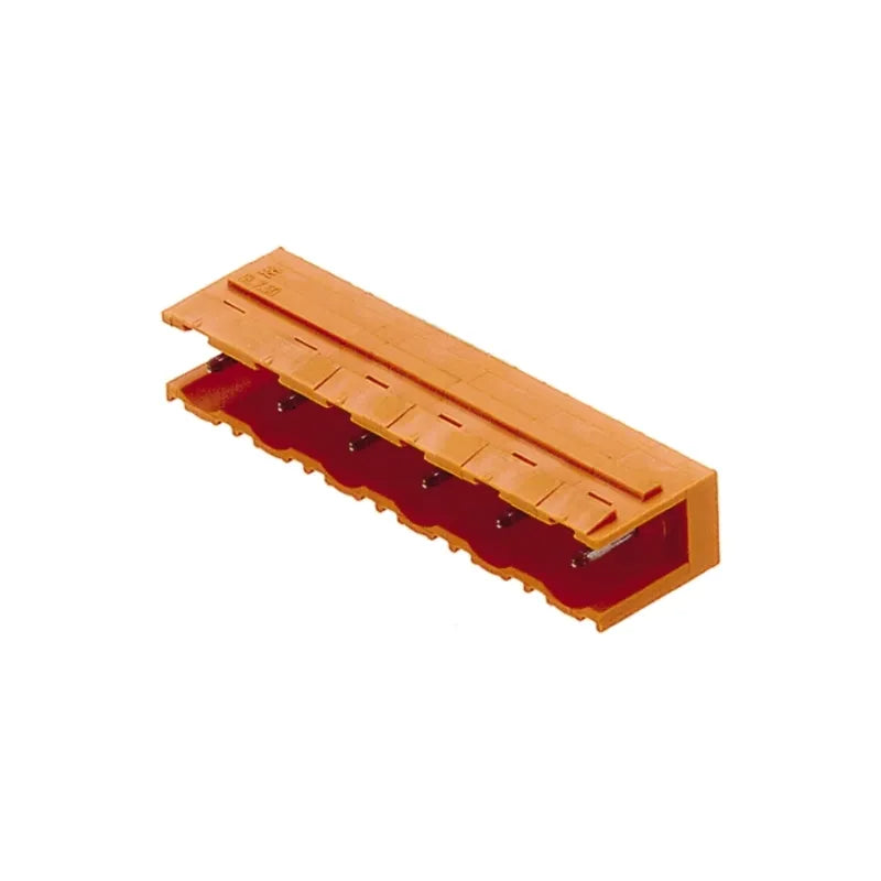 SL 7.50/07/90 3.2SN OR BX Conector macho abierto lat 7P Paso 7.5mm 90° Naranja