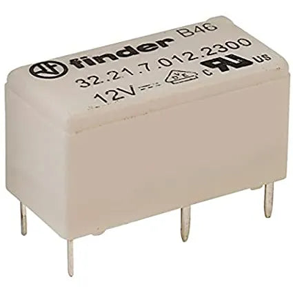 Mini-relevador para circuito impreso 4 pines 12VCD 1NA AgSnO2 6A 250V