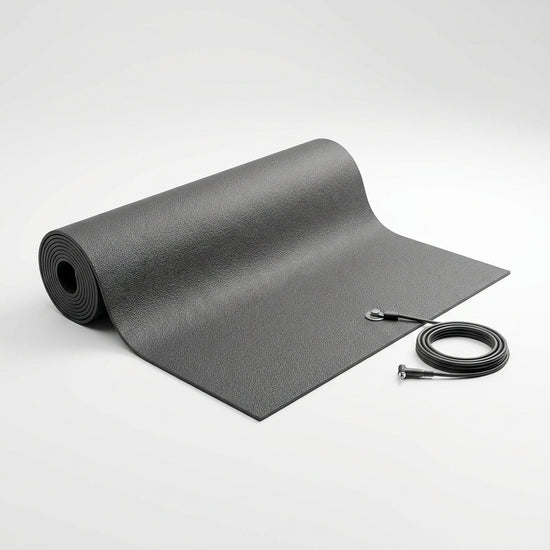 BIND 66404 Desco Statfree T2 Plus Dissipative Dual Layer Rubber Roll Dark Blue Oil Resistant .06 in. x 24 in. x 40 ft.