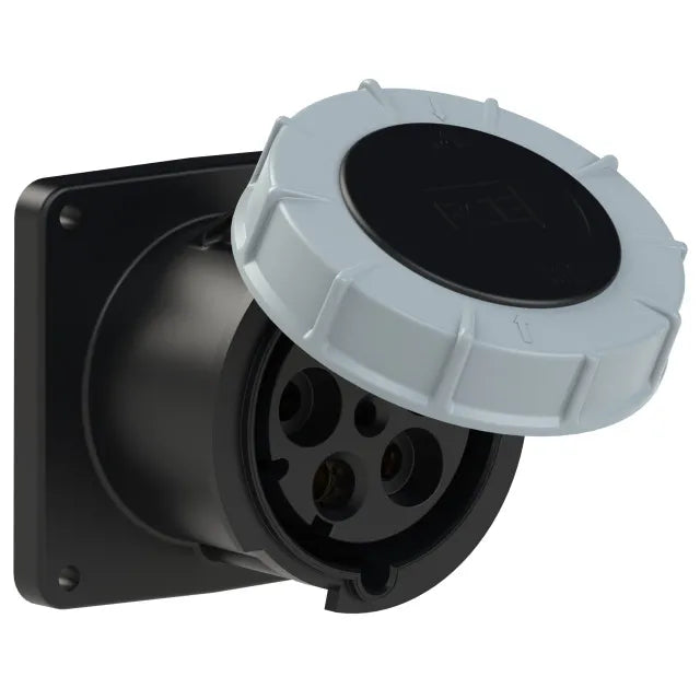 5816 Base empotrar 5P 7H 125A 500V IP67 Negro