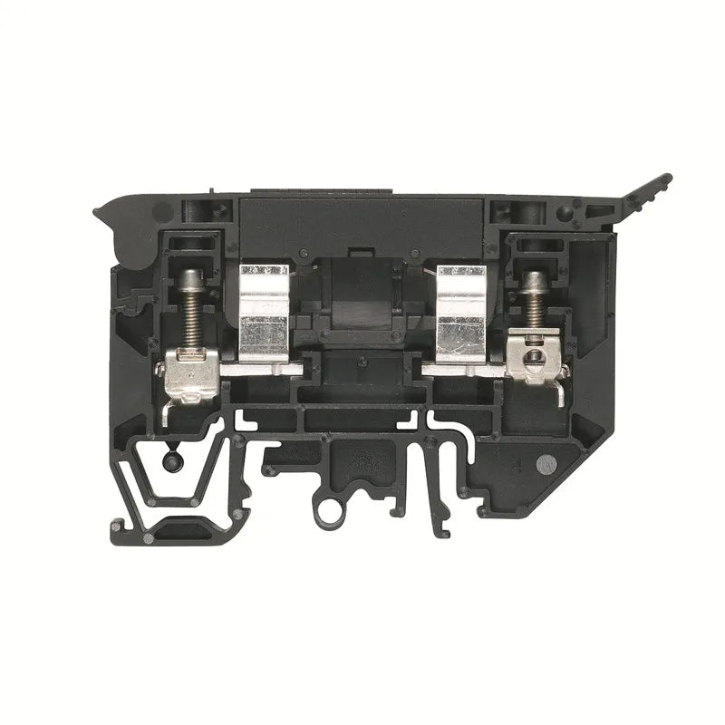WSI 4/2/LD 140-250V AC/DC Clema portafusible americano c/LED 4mm² 6.3A Negro