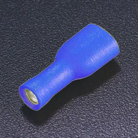 Terminal tipo faston hembra aislado compl 6.3X0.8 1.5-2.5mm² 16-14AWG 100pz Azul