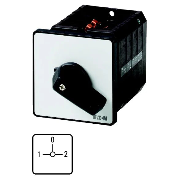 T5B-4-8410/E Interruptor CAM estrella-delta M/negra 3P 63A P/empotrar IP65