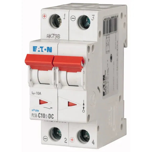 PLS6-C10/2-DC-MW Xpole Interruptor termomagnético para DC 2P 10A 6kA Curva C