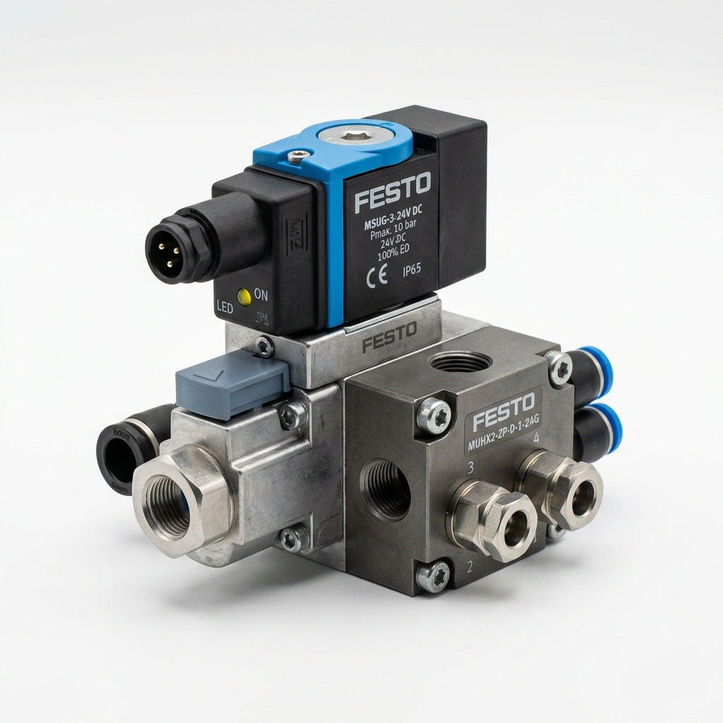 FESTO MSUG-3-24V DC+MUHX2-ZP-D-1-24G VALVULA SOLENOIDE MODULAR