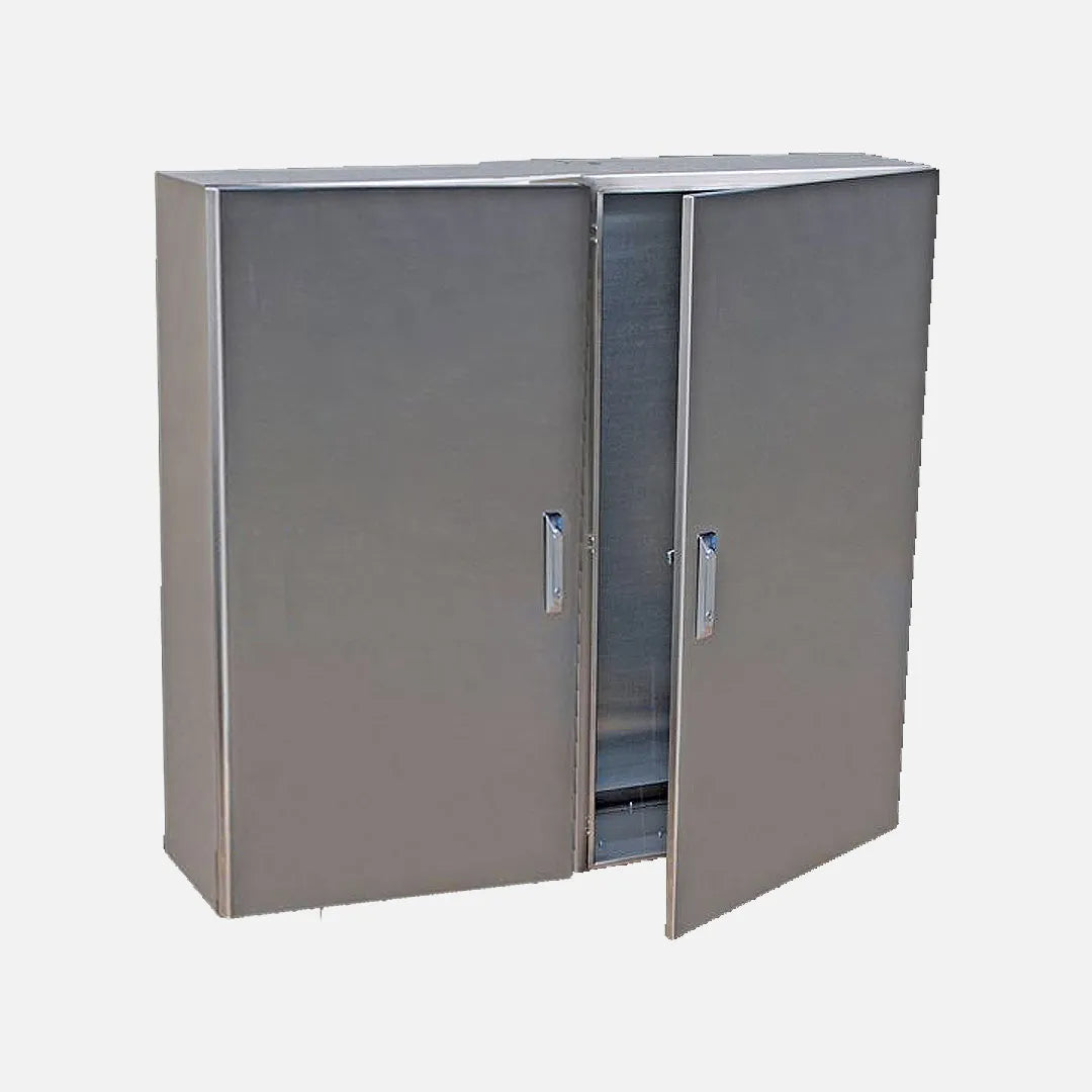 DM Gab c/plat acero inox AISI304 2P 1200Hx1000Wx300Dmm IP66 NEMA 4X