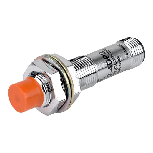 PRCM12-4DP2 Sensor inductivo M12 SN 4mm No rasante 24VCD PNP NC T/conector IP67