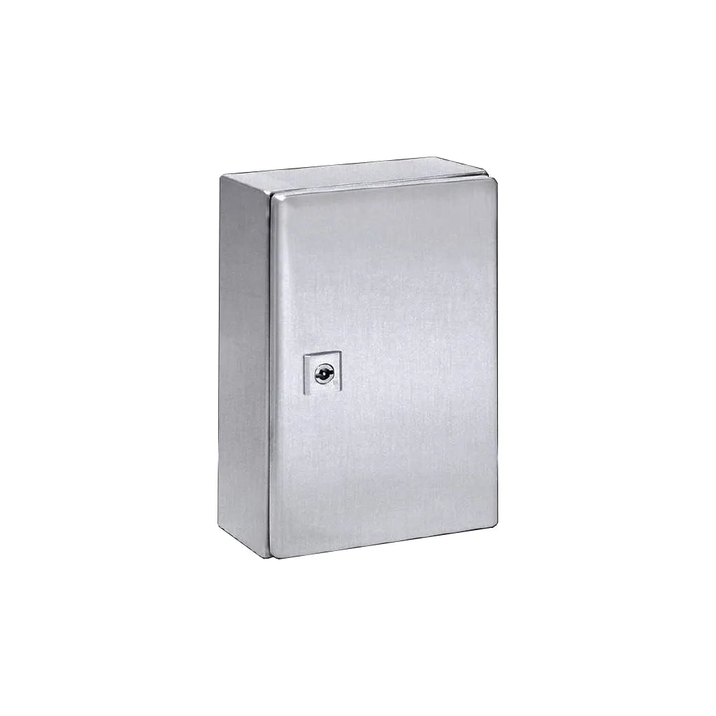 AE Gabinete mural de acero inoxidable AISI304 1P 300Hx200Wx120Dmm IP66 NEMA 4X