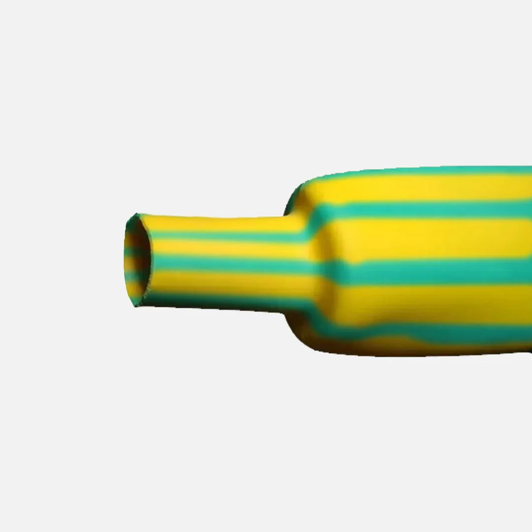 Tubo termocontráctil verde-amarillo Contracción 2:1 12.7mm (1/2″) 6-4AWG 10pz 1m