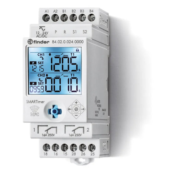 Temporizador SMART multifunción 110-240VAC/DC 2NA2NC 16A 250V