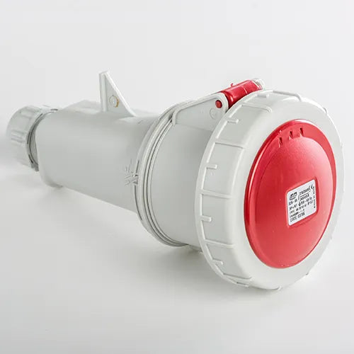 Base aérea 32A 3P+N+T 220/400VCA 6h Rojo IP66-IP67