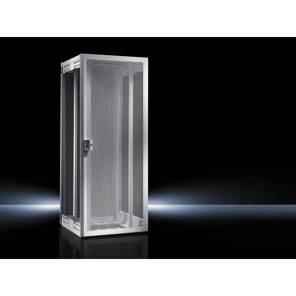 TE 8000 Armario de red con puertas perforadas Chapa De Acero 2000Hx800Wx1000Dmm