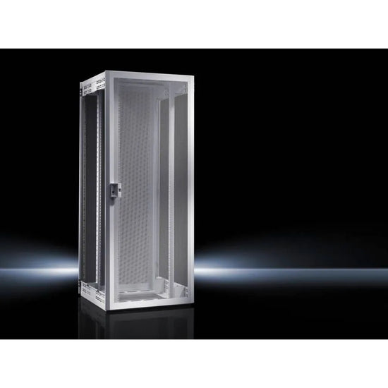 TE 8000 Armario de red con puertas perforadas Chapa De Acero 2000Hx800Wx1000Dmm