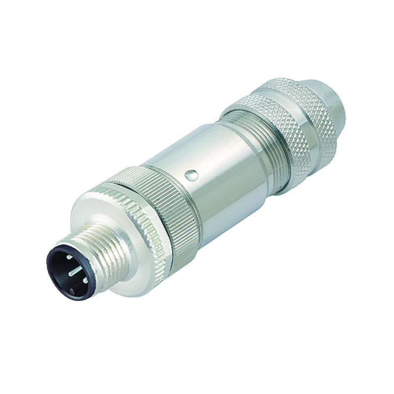 FBCON M12 4P M EMC Conector macho recto M12 4P PG9 Codigo A IP67
