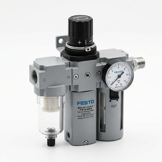 FESTO MS4-LFR-1/4-D6-E-P-M-AG-BAR-B