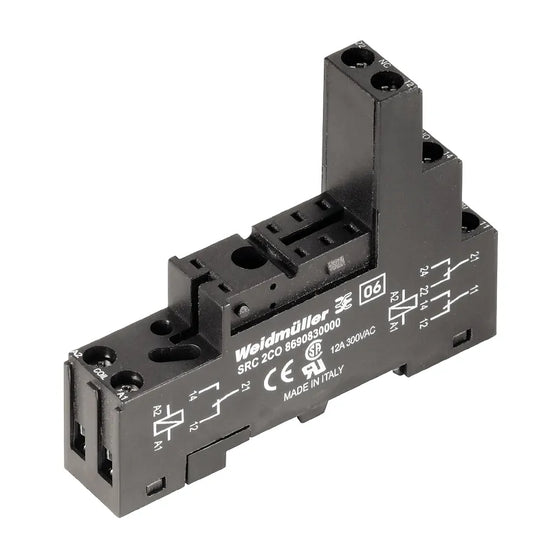 SRC 2CO Base para relé RCL EMC de 2CO 2NA2NC 12A 300V