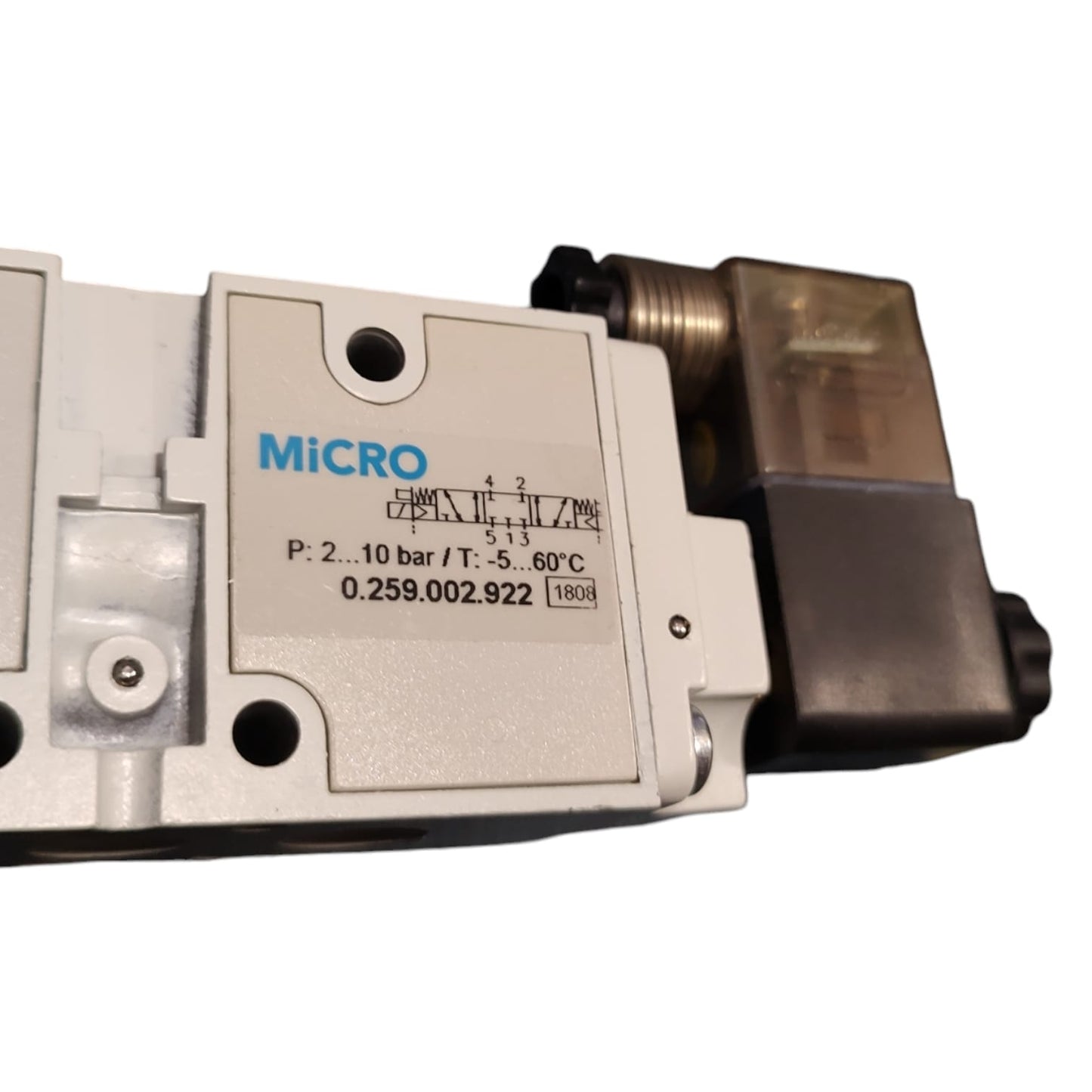 Micro 5/3 G1/4´´ electroválvula neumática