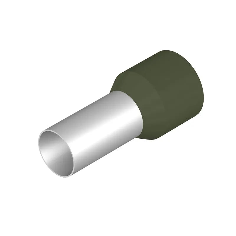 H50,0/36 OLIV Terminal tipo ferrul aislado 36L 50mm² 1AWG W-Verde Oliva 50PZ