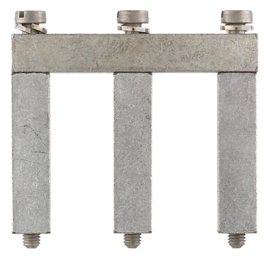 WQV 70/95/3 Puente atornillable gris de 3 polos para WDU de 95 mm²