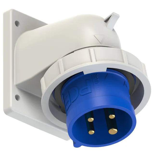 Clavija mural 3P+T 9H 32A 230V IP67 Azul